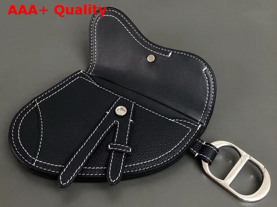 Dior Key Ring Saddle in Navy Blue Replica