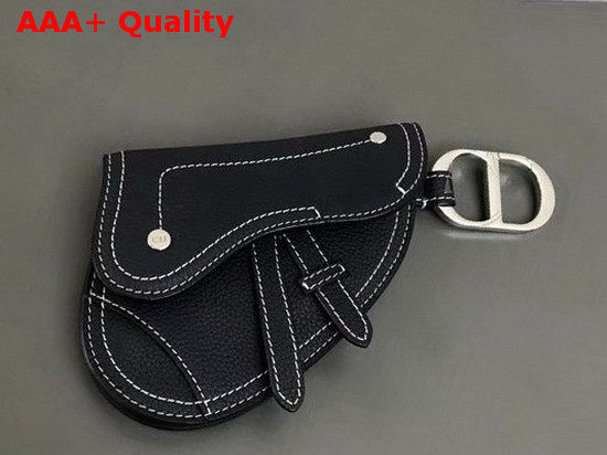 Dior Key Ring Saddle in Navy Blue Replica