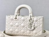 Dior Lady D Joy Bag Latte Cannage Calfskin with Diamond Motif Replica