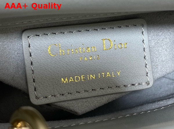 Dior Lady Dior Micro Bag in Cloud Gray Cannage Lambskin Replica