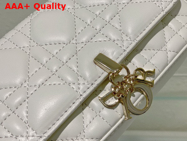 Dior Lady Dior Phone Pouch Latte Cannage Lambskin Replica