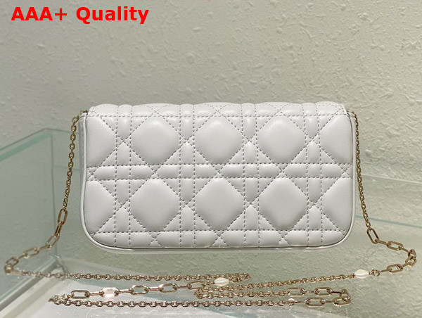Dior Lady Dior Phone Pouch Latte Cannage Lambskin Replica