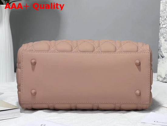 Dior Lady Dior Ultra Matte Bag in Nude Cannage Calfskin Replica