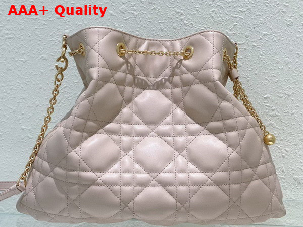 Dior Large Dior Ammi Bag Aesthetic Beige Supple Macrocannage Lambskin Replica