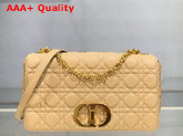 Dior Large Dior Caro Bag Beige Soft Cannage Calfskin Replica