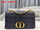 Dior Large Dior Caro Bag Black Soft Cannage Calfskin Replica