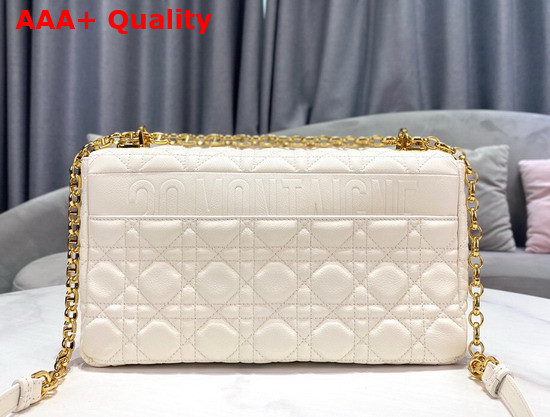 Dior Large Dior Caro Bag Ivory Soft Cannage Calfskin Replica