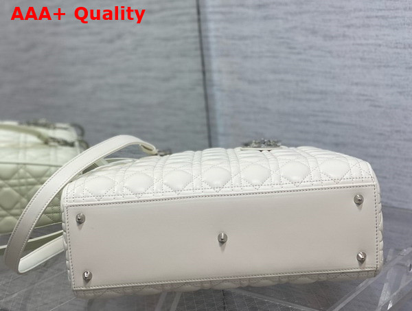 Dior Large Lady Dior Bag in Latte Cannage Lambskin Replica
