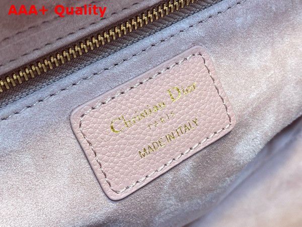 Dior Large Lady Dior Bag in Powder Pink Cannage Grained Calfskin Replica