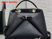 Dior Large Mydior Top Handle Bag in Black Lambskin Replica