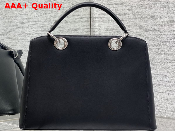Dior Large Mydior Top Handle Bag in Black Lambskin Replica