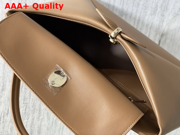 Dior Large Mydior Top Handle Bag in Camel Lambskin Replica