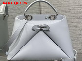 Dior Large Mydior Top Handle Bag in Ice Blue Lambskin Replica