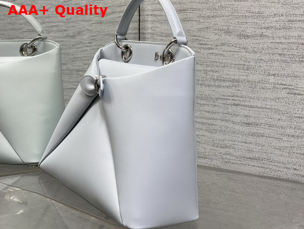 Dior Large Mydior Top Handle Bag in Ice Blue Lambskin Replica