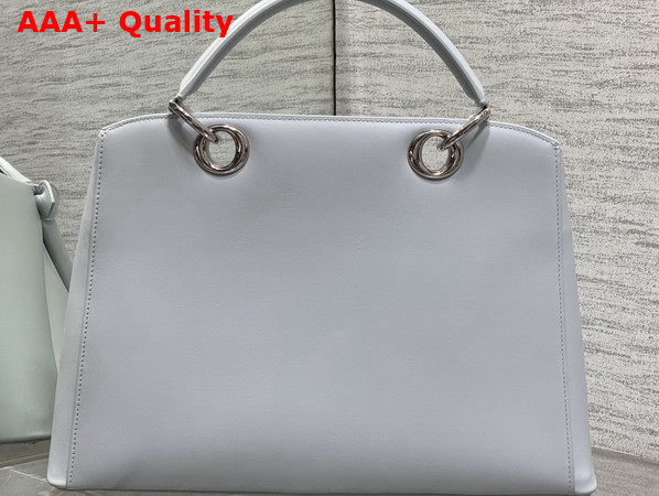 Dior Large Mydior Top Handle Bag in Ice Blue Lambskin Replica