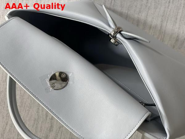 Dior Large Mydior Top Handle Bag in Ice Blue Lambskin Replica