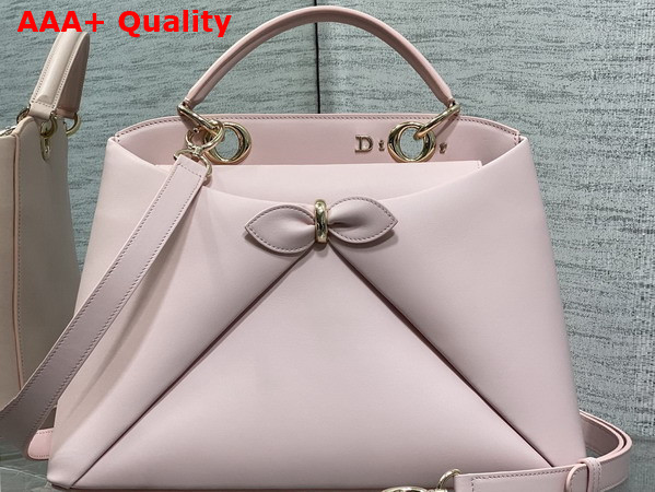 Dior Large Mydior Top Handle Bag in Soupir Pink Lambskin Replica