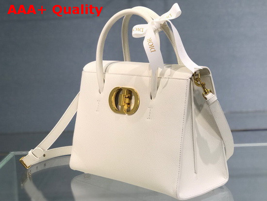 Dior Large St Honore Tote Latte Grained Calfskin Replica