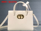 Dior Large St Honore Tote Latte Grained Calfskin Replica