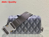 Dior Lingot 22 Bag Dior Gray CD Diamond Canvas Replica