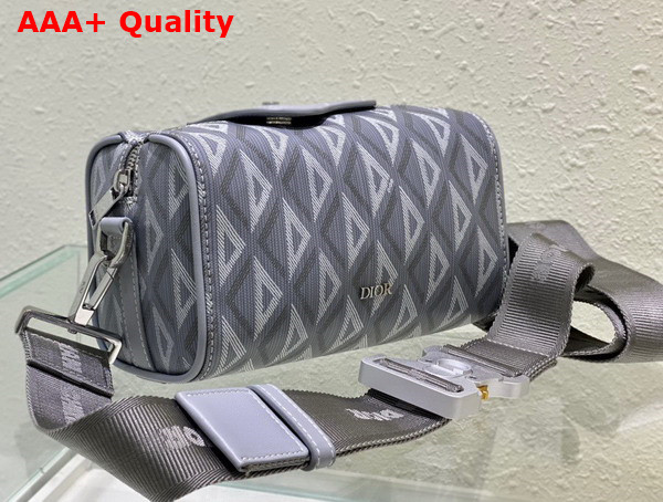 Dior Lingot 22 Bag Dior Gray CD Diamond Canvas Replica