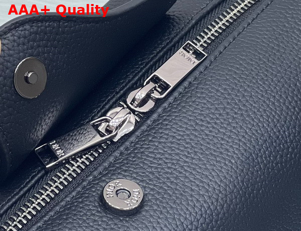 Dior Lingot 22 Cactus Jack Dior Bag Black Grained Calfskin with Embroidered Signature Replica