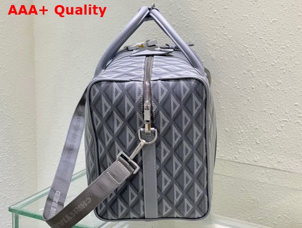 Dior Lingot 50 Duffle Bag Dior Gray CD Diamond Canvas Replica
