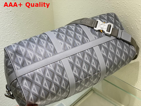 Dior Lingot 50 Duffle Bag Dior Gray CD Diamond Canvas Replica