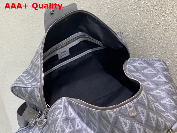 Dior Lingot 50 Duffle Bag Dior Gray CD Diamond Canvas Replica