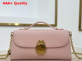 Dior Medaillon Pouch in Ballet Pink Smooth Calfskin Replica