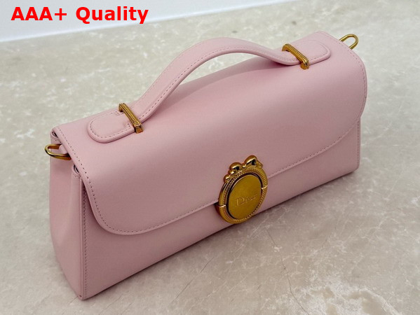 Dior Medaillon Pouch in Ballet Pink Smooth Calfskin Replica