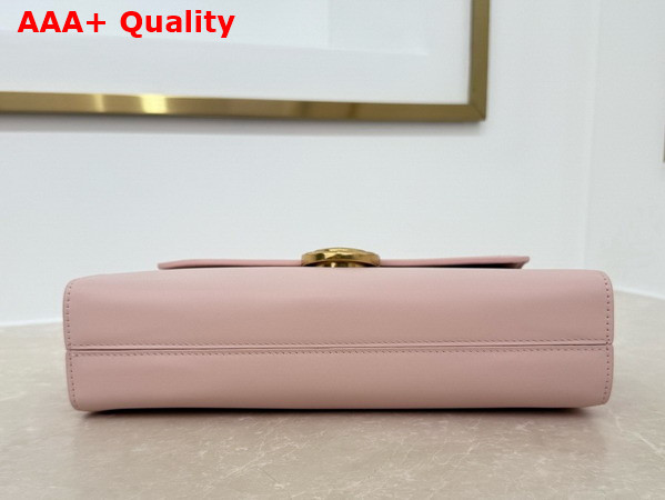 Dior Medaillon Pouch in Ballet Pink Smooth Calfskin Replica
