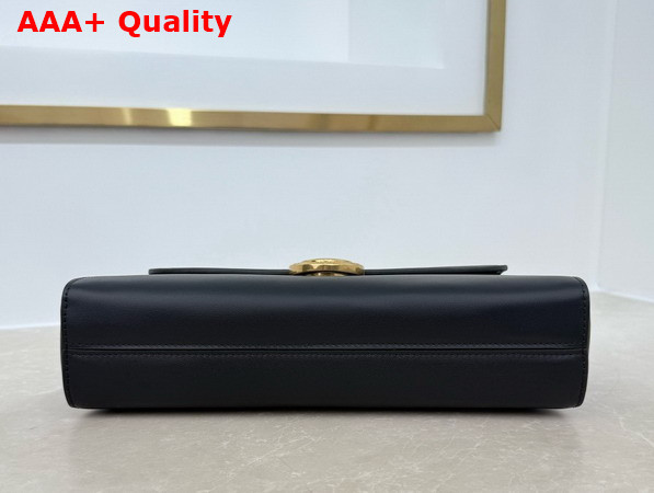 Dior Medaillon Pouch in Black Smooth Calfskin Replica