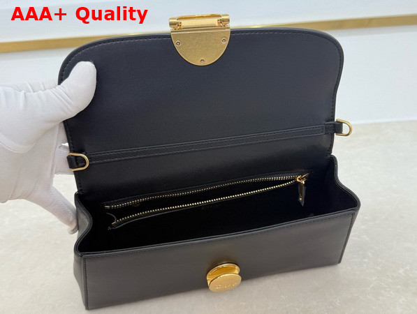 Dior Medaillon Pouch in Black Smooth Calfskin Replica