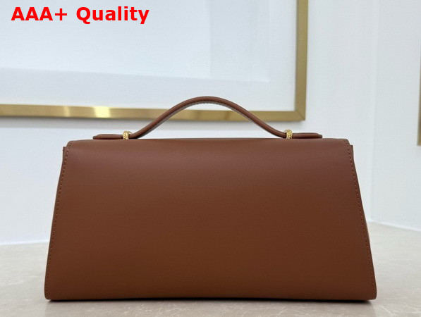 Dior Medaillon Pouch in Brown Smooth Calfskin Replica