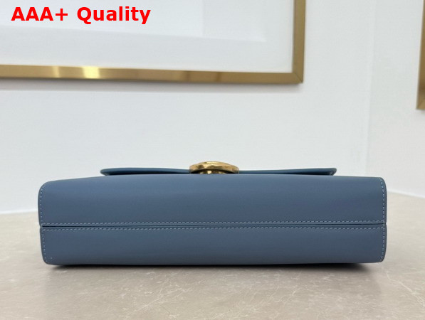 Dior Medaillon Pouch in Cloud Blue Smooth Calfskin Replica