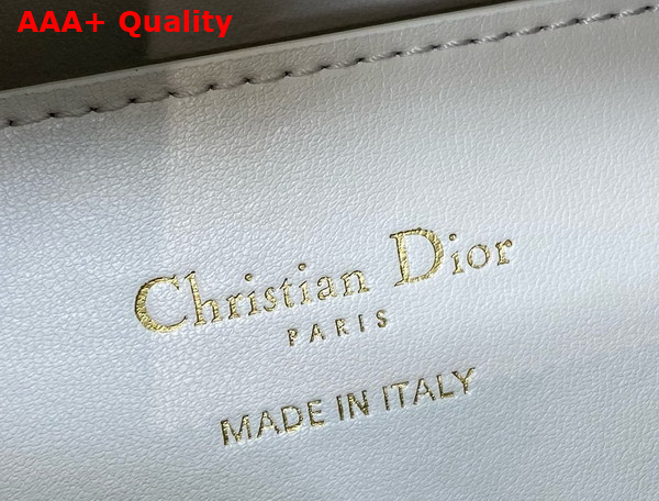 Dior Medium D Dream Bag in Latte Macrocannage Lambskin Replica