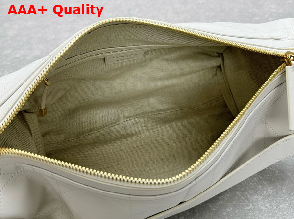 Dior Medium D Journey Bag in Vintage Smooth Calfskin Latte Flat Macrocannage Replica