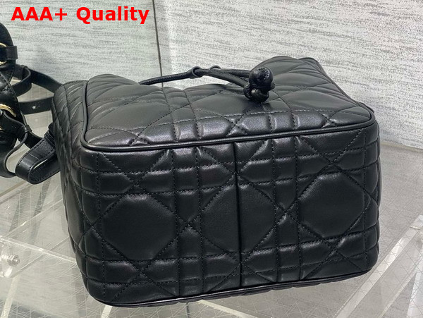 Dior Medium D Motion Bag in Black Cannage Lambskin Replica