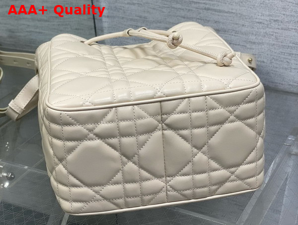 Dior Medium D Motion Bag in Powder Beige Cannage Lambskin Replica