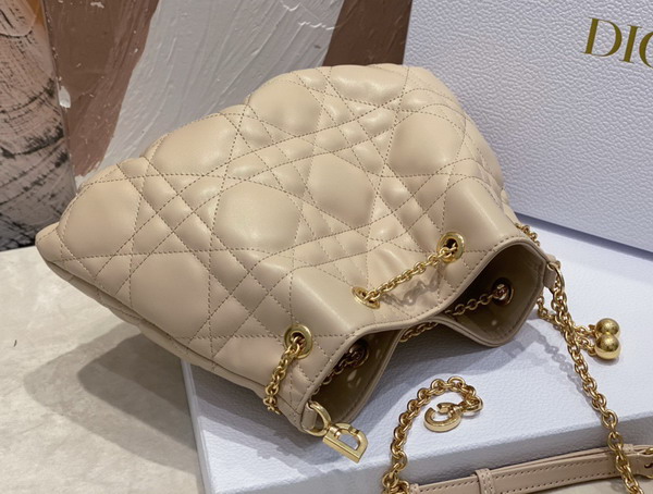 Dior Medium Dior Ammi Bag Beige Supple Macrocannage Lambskin Replica