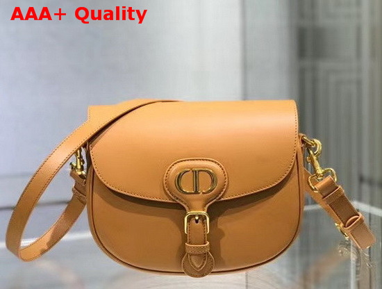 Dior Medium Dior Bobby Bag Light Brown Box Calfskin Replica