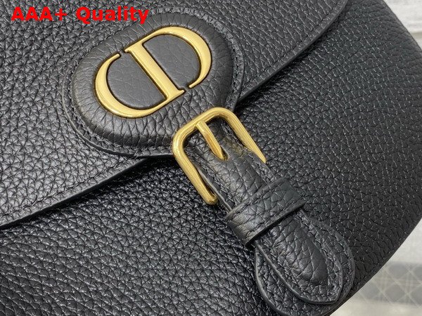 Dior Medium Dior Bobby Bag in Black Grained Calfskin Replica