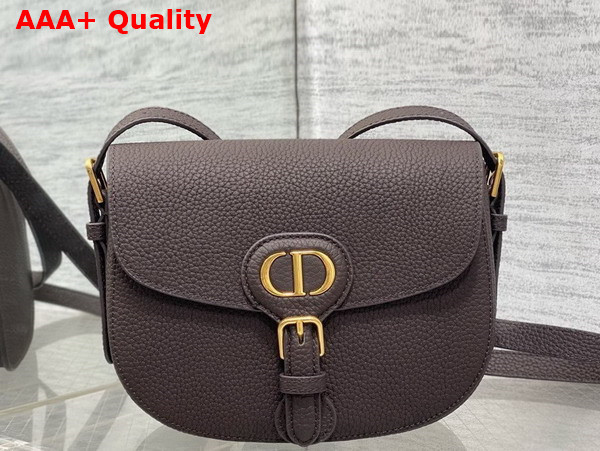 Dior Medium Dior Bobby Bag in Brown Grained Calfskin Replica