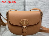 Dior Medium Dior Bobby Bag in Camel Grained Calfskin Replica