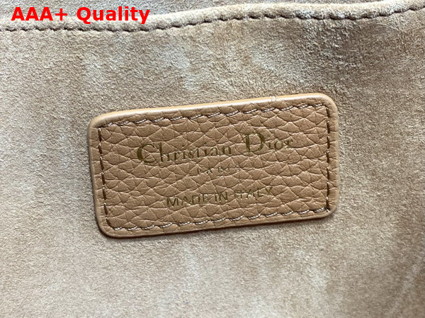 Dior Medium Dior Bobby Bag in Camel Grained Calfskin Replica