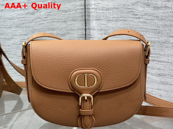 Dior Medium Dior Bobby Bag in Camel Grained Calfskin Replica