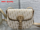 Dior Medium Dior Bobby Bag in Natural Dior Oblique Jacquard Replica