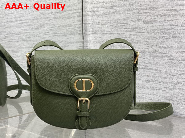 Dior Medium Dior Bobby Bag in Olive Grained Calfskin Replica