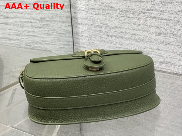 Dior Medium Dior Bobby Bag in Olive Grained Calfskin Replica